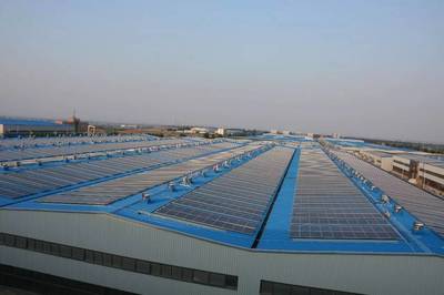 630告捷！中盛邯鄲42MW屋頂光伏電站并網發電，光源設備助力綠色能源新篇章